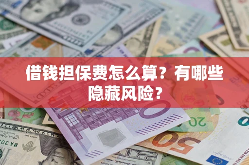 北京借钱担保费怎么算？有哪些隐藏风险？