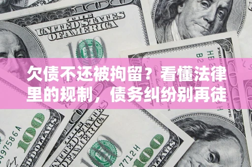 北京欠债不还被拘留？看懂法律里的规制，债务纠纷别再徒劳奔波