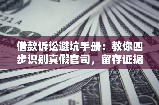 北京借款诉讼避坑手册：教你四步识别真假官司，留存证据不踩雷