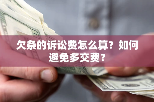 北京欠条的诉讼费怎么算？如何避免多交费？