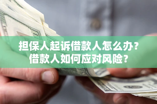北京担保人起诉借款人怎么办？借款人如何应对风险？