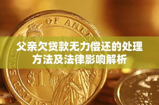北京父亲欠贷款无力偿还的处理方法及法律影响解析