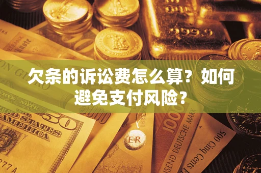 北京欠条的诉讼费怎么算？如何避免支付风险？